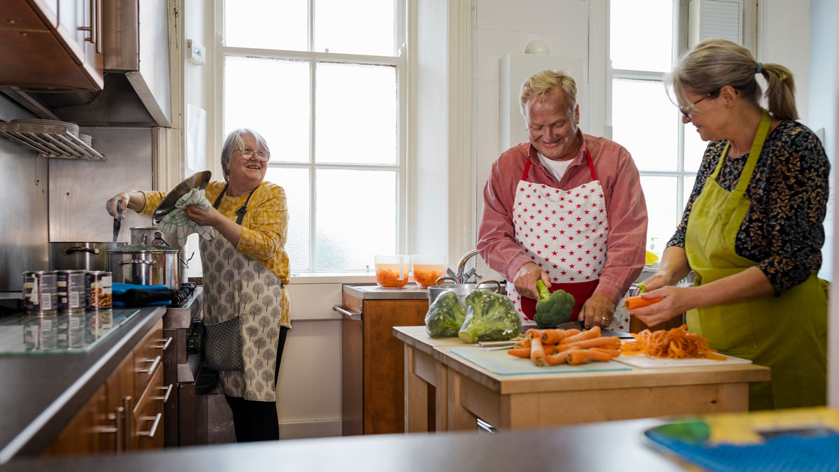 Preparing dinners